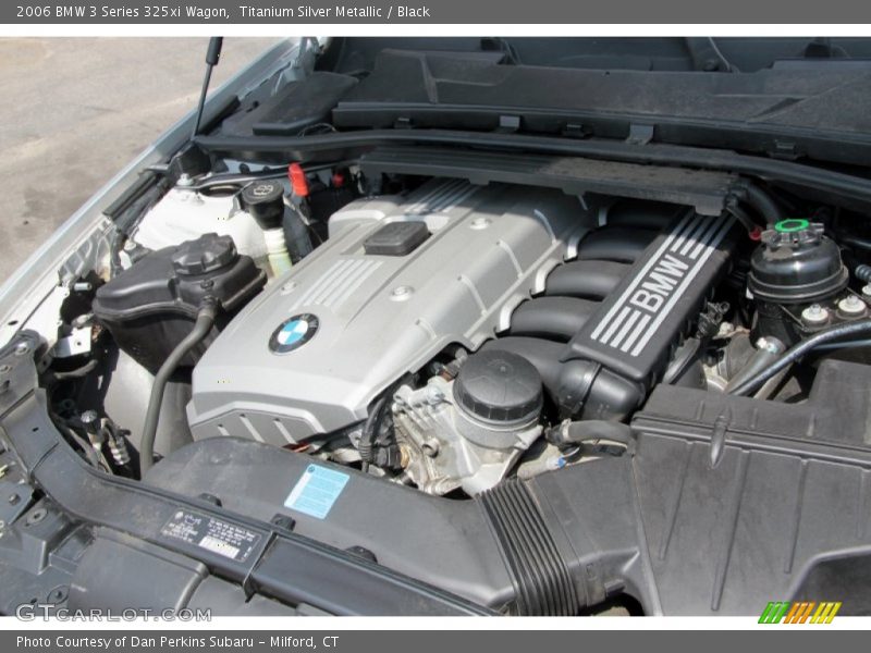 Titanium Silver Metallic / Black 2006 BMW 3 Series 325xi Wagon