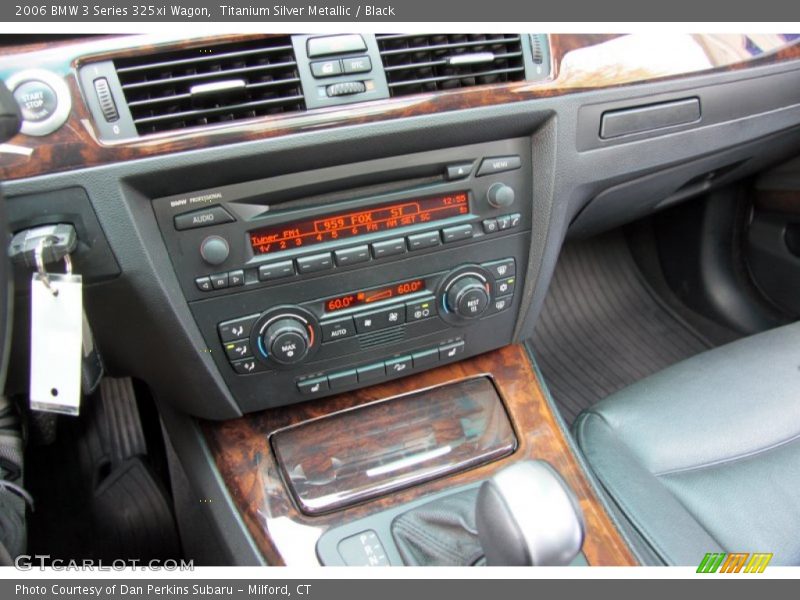 Titanium Silver Metallic / Black 2006 BMW 3 Series 325xi Wagon