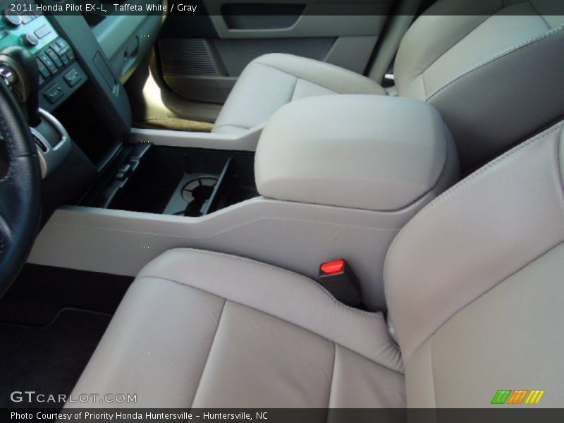 Taffeta White / Gray 2011 Honda Pilot EX-L