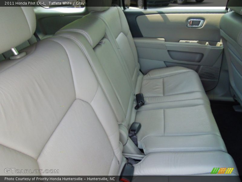 Taffeta White / Gray 2011 Honda Pilot EX-L