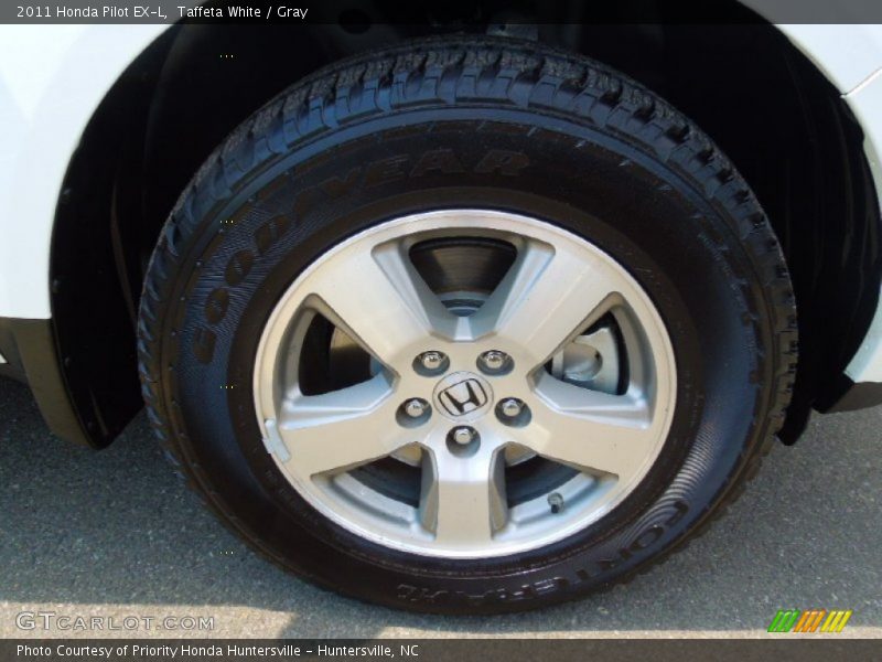 Taffeta White / Gray 2011 Honda Pilot EX-L