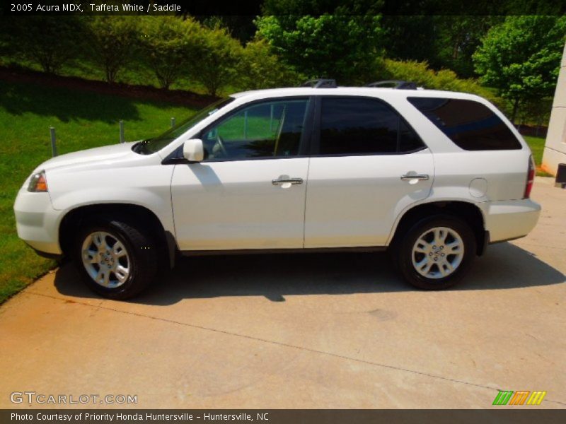 Taffeta White / Saddle 2005 Acura MDX