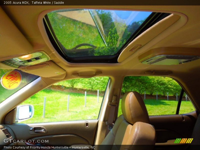 Taffeta White / Saddle 2005 Acura MDX
