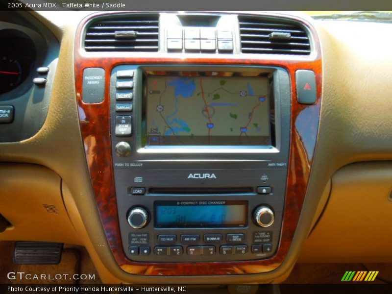 Taffeta White / Saddle 2005 Acura MDX