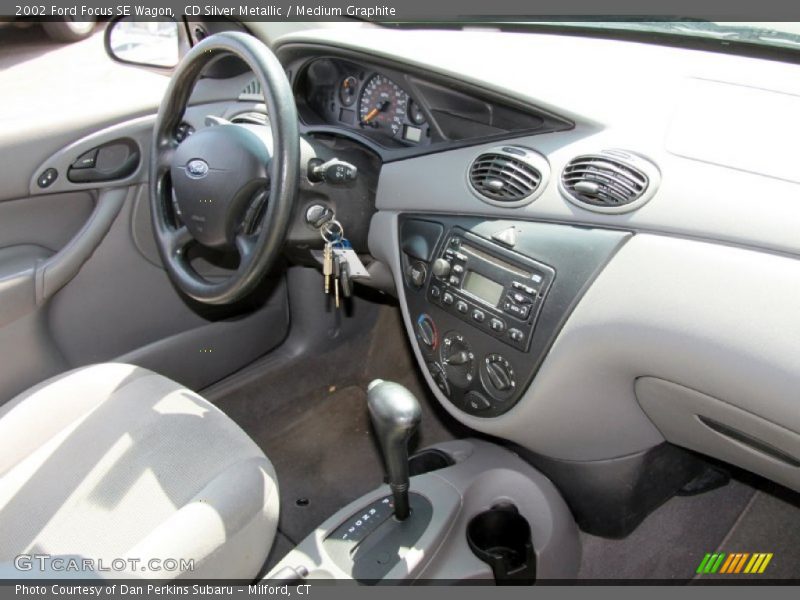 CD Silver Metallic / Medium Graphite 2002 Ford Focus SE Wagon