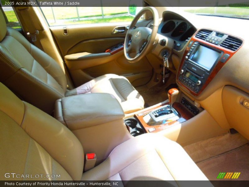 Taffeta White / Saddle 2005 Acura MDX