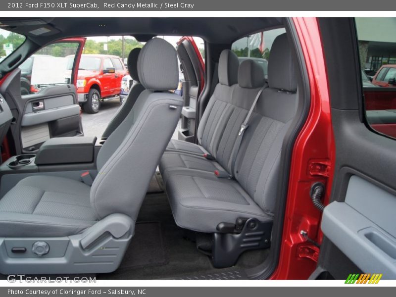 Red Candy Metallic / Steel Gray 2012 Ford F150 XLT SuperCab
