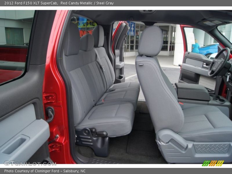 Red Candy Metallic / Steel Gray 2012 Ford F150 XLT SuperCab