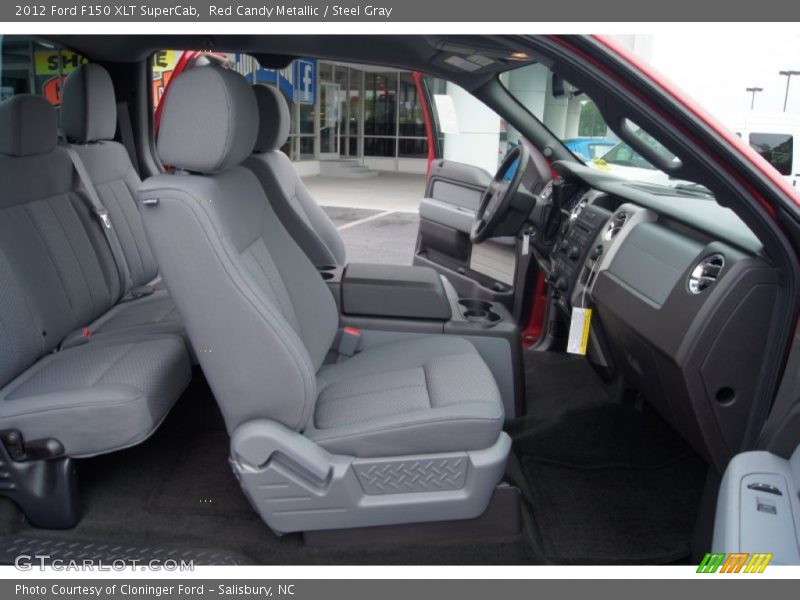 Red Candy Metallic / Steel Gray 2012 Ford F150 XLT SuperCab