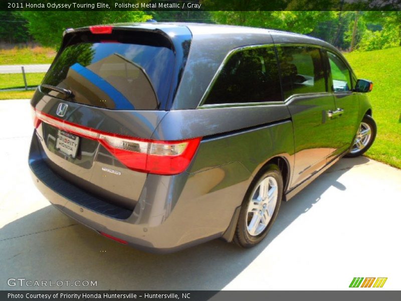 Polished Metal Metallic / Gray 2011 Honda Odyssey Touring Elite