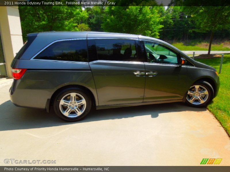 Polished Metal Metallic / Gray 2011 Honda Odyssey Touring Elite