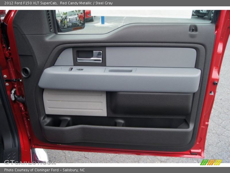 Red Candy Metallic / Steel Gray 2012 Ford F150 XLT SuperCab