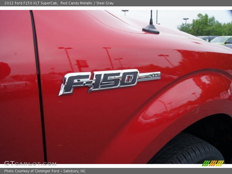 Red Candy Metallic / Steel Gray 2012 Ford F150 XLT SuperCab