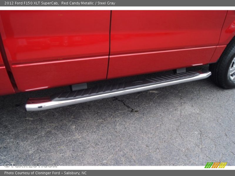 Red Candy Metallic / Steel Gray 2012 Ford F150 XLT SuperCab
