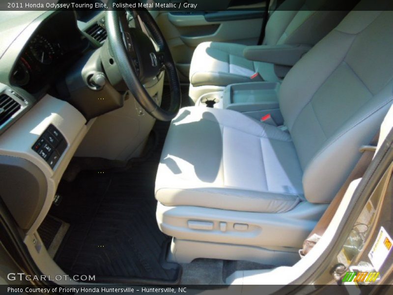 Polished Metal Metallic / Gray 2011 Honda Odyssey Touring Elite