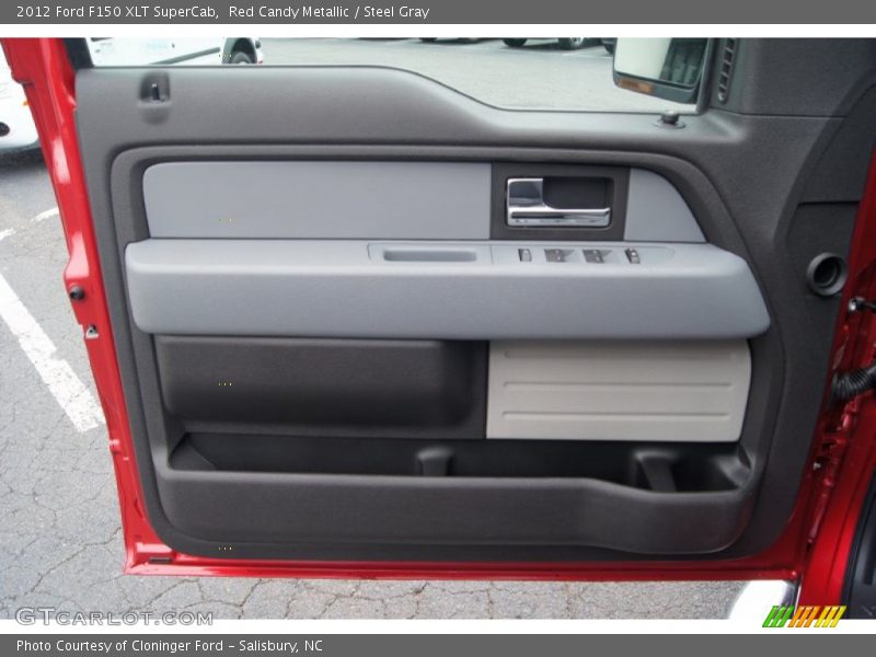 Red Candy Metallic / Steel Gray 2012 Ford F150 XLT SuperCab