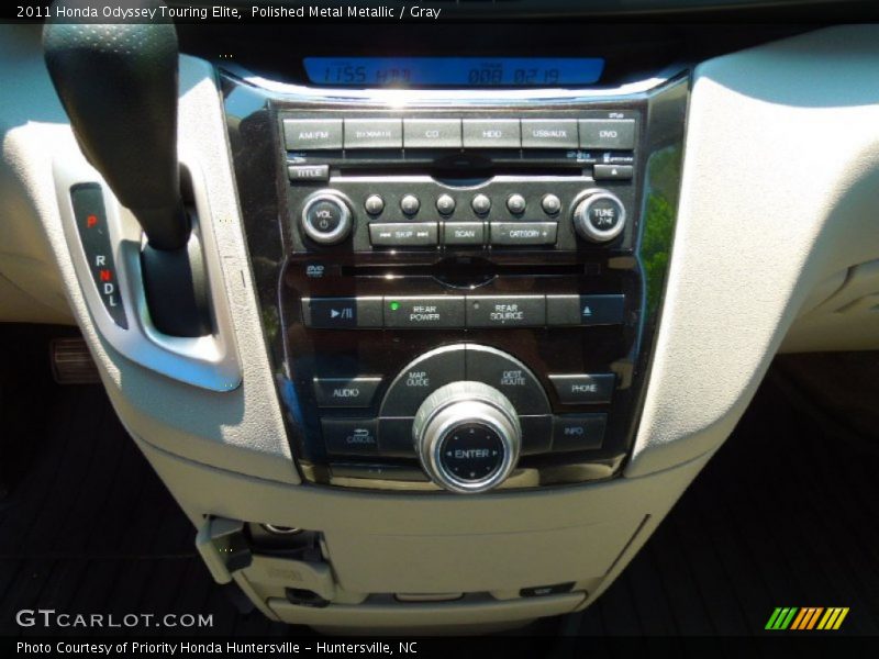 Polished Metal Metallic / Gray 2011 Honda Odyssey Touring Elite