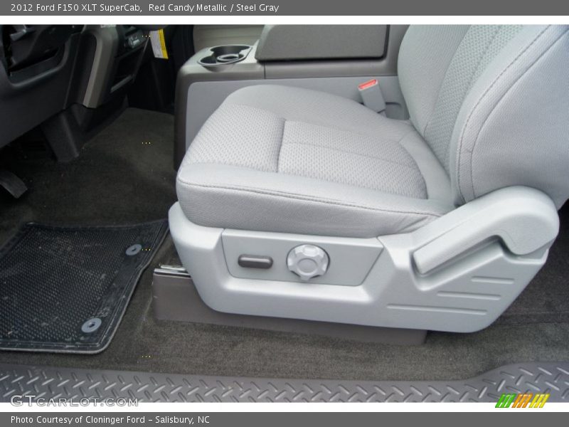Red Candy Metallic / Steel Gray 2012 Ford F150 XLT SuperCab