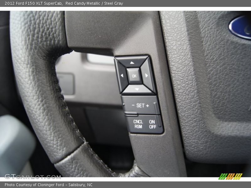 Red Candy Metallic / Steel Gray 2012 Ford F150 XLT SuperCab