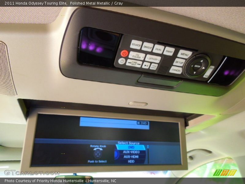 Polished Metal Metallic / Gray 2011 Honda Odyssey Touring Elite