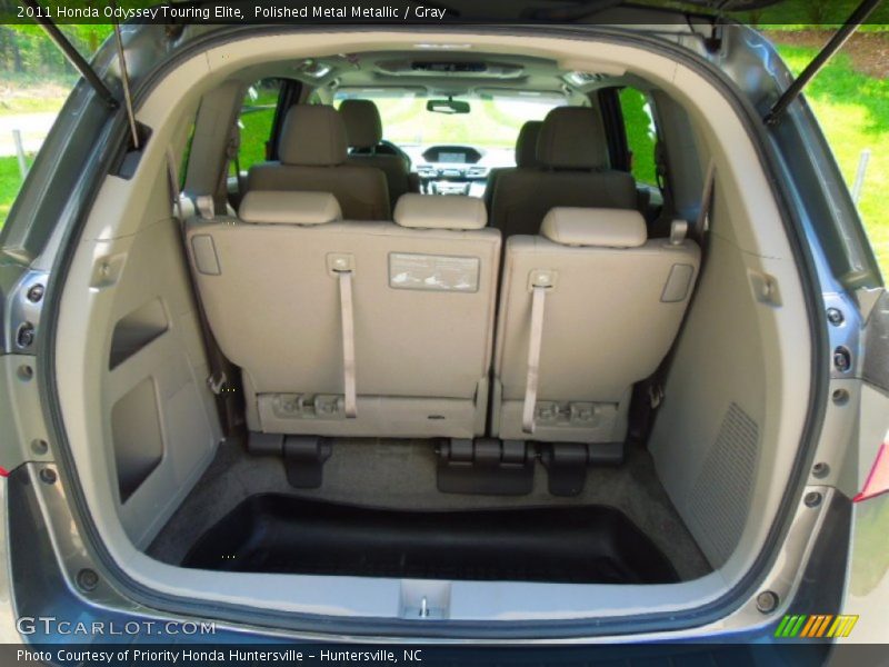 Polished Metal Metallic / Gray 2011 Honda Odyssey Touring Elite