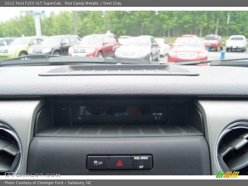 Red Candy Metallic / Steel Gray 2012 Ford F150 XLT SuperCab