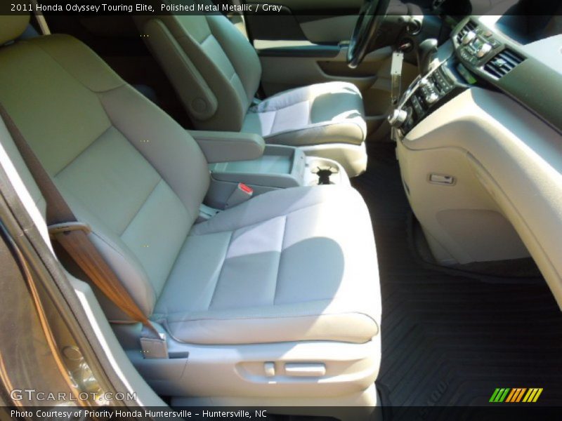 Polished Metal Metallic / Gray 2011 Honda Odyssey Touring Elite