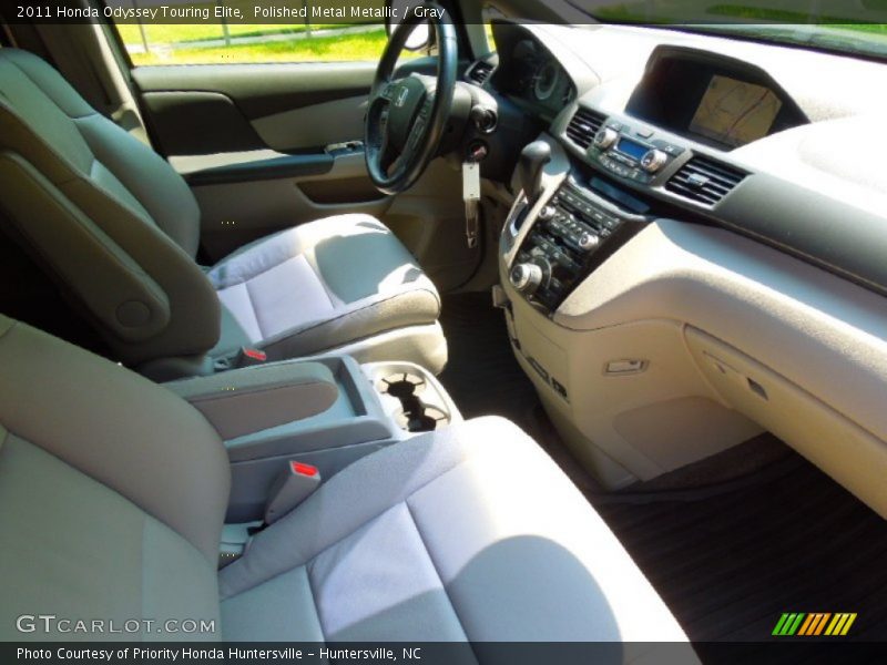 Polished Metal Metallic / Gray 2011 Honda Odyssey Touring Elite