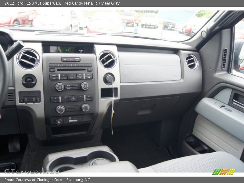 Red Candy Metallic / Steel Gray 2012 Ford F150 XLT SuperCab