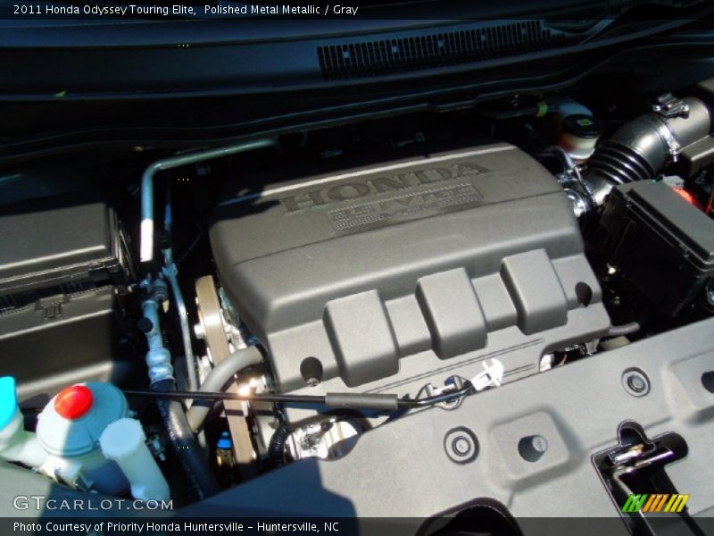 Polished Metal Metallic / Gray 2011 Honda Odyssey Touring Elite