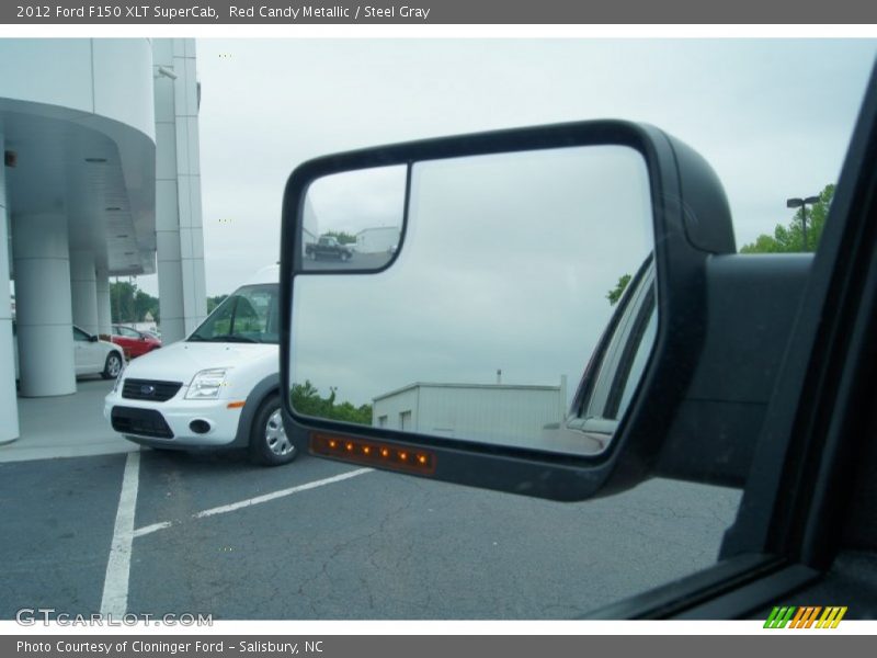 Red Candy Metallic / Steel Gray 2012 Ford F150 XLT SuperCab