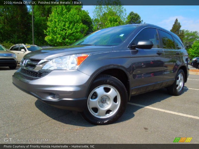 Polished Metal Metallic / Black 2010 Honda CR-V LX