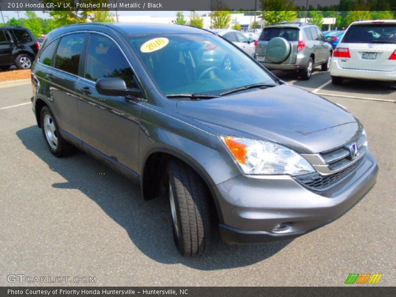 Polished Metal Metallic / Black 2010 Honda CR-V LX