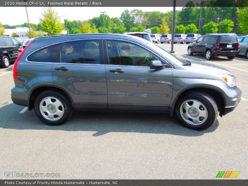 Polished Metal Metallic / Black 2010 Honda CR-V LX
