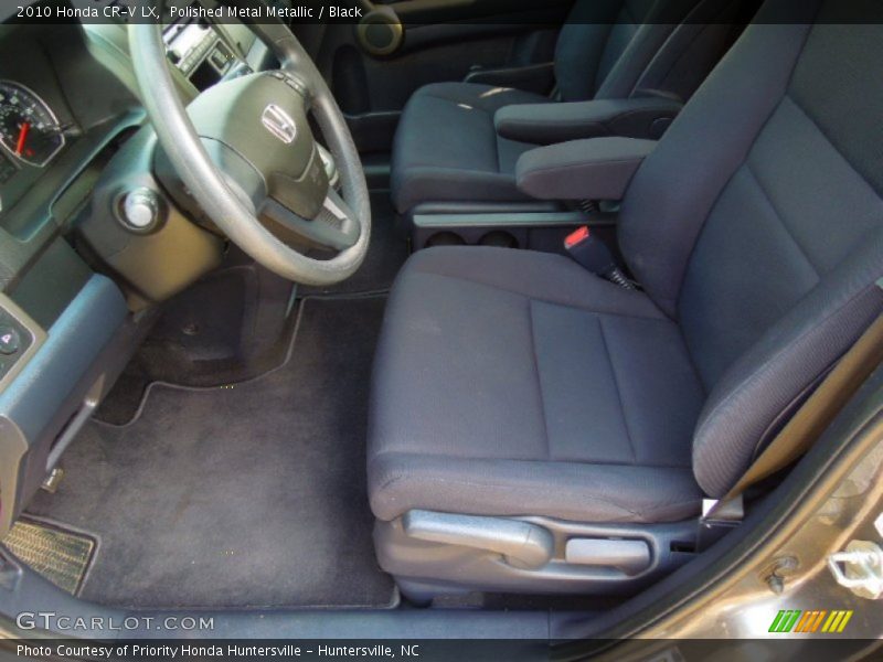 Polished Metal Metallic / Black 2010 Honda CR-V LX