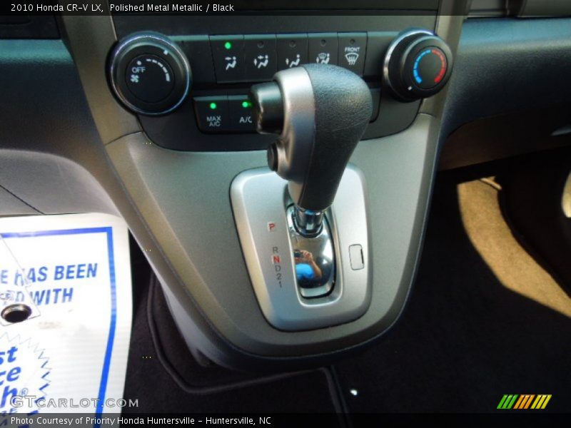 Polished Metal Metallic / Black 2010 Honda CR-V LX