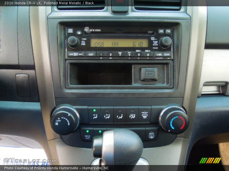 Polished Metal Metallic / Black 2010 Honda CR-V LX