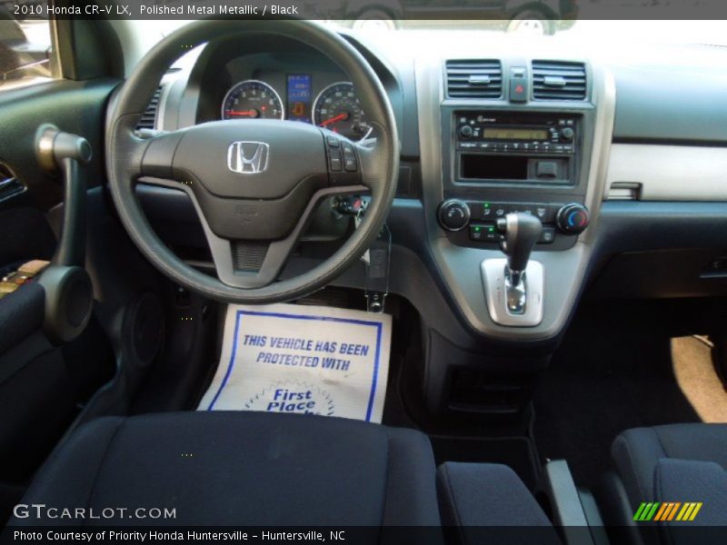 Polished Metal Metallic / Black 2010 Honda CR-V LX