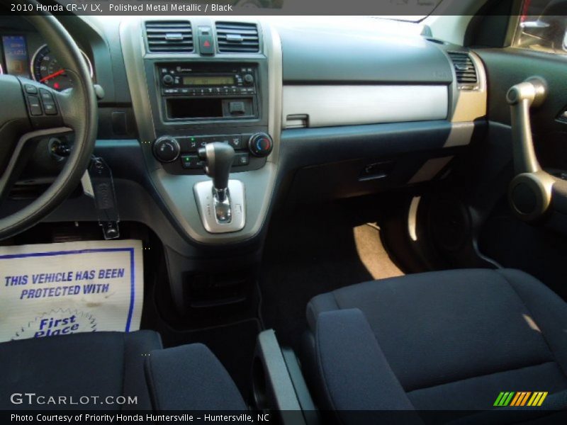 Polished Metal Metallic / Black 2010 Honda CR-V LX