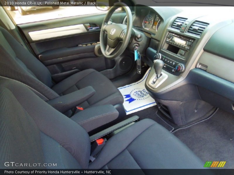 Polished Metal Metallic / Black 2010 Honda CR-V LX