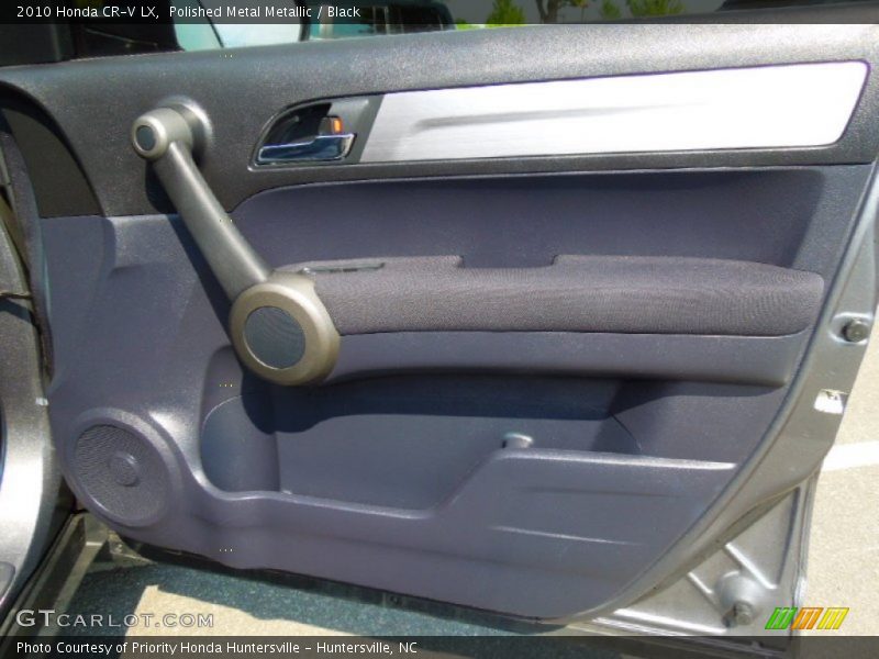 Polished Metal Metallic / Black 2010 Honda CR-V LX
