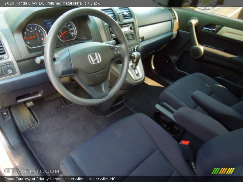 Polished Metal Metallic / Black 2010 Honda CR-V LX