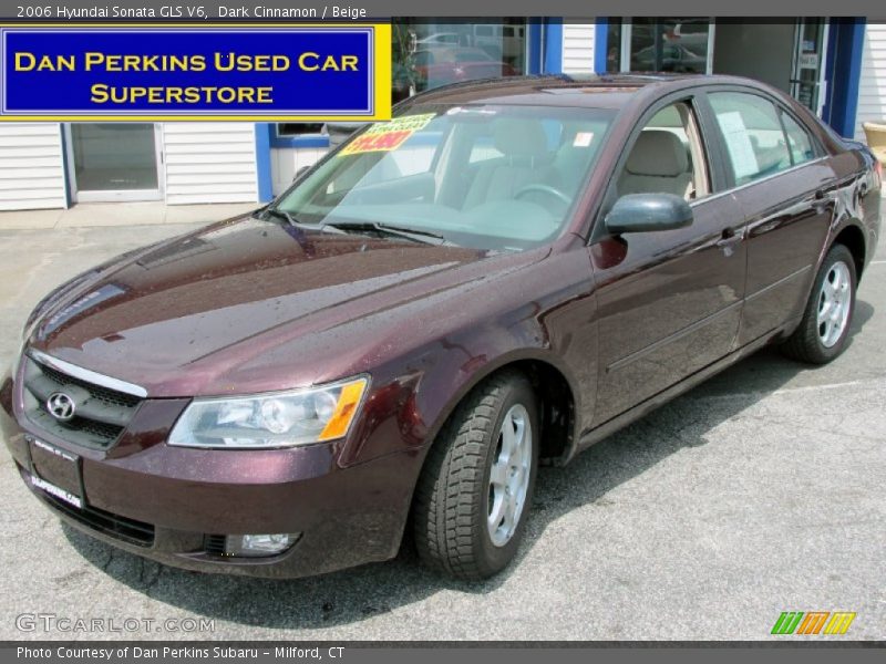 Dark Cinnamon / Beige 2006 Hyundai Sonata GLS V6