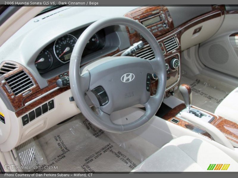 Dark Cinnamon / Beige 2006 Hyundai Sonata GLS V6