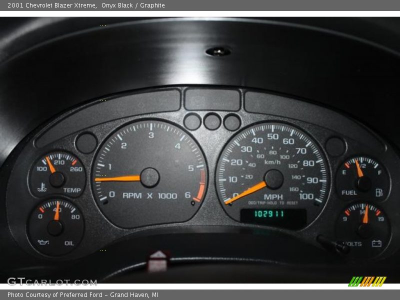 Onyx Black / Graphite 2001 Chevrolet Blazer Xtreme