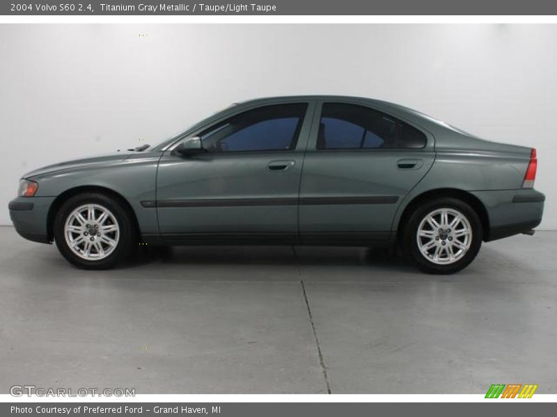 Titanium Gray Metallic / Taupe/Light Taupe 2004 Volvo S60 2.4
