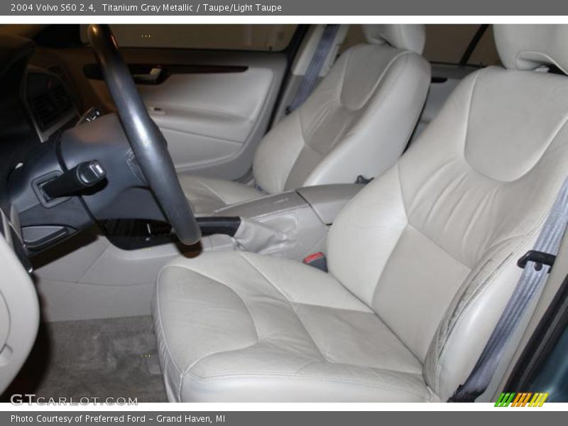 Titanium Gray Metallic / Taupe/Light Taupe 2004 Volvo S60 2.4