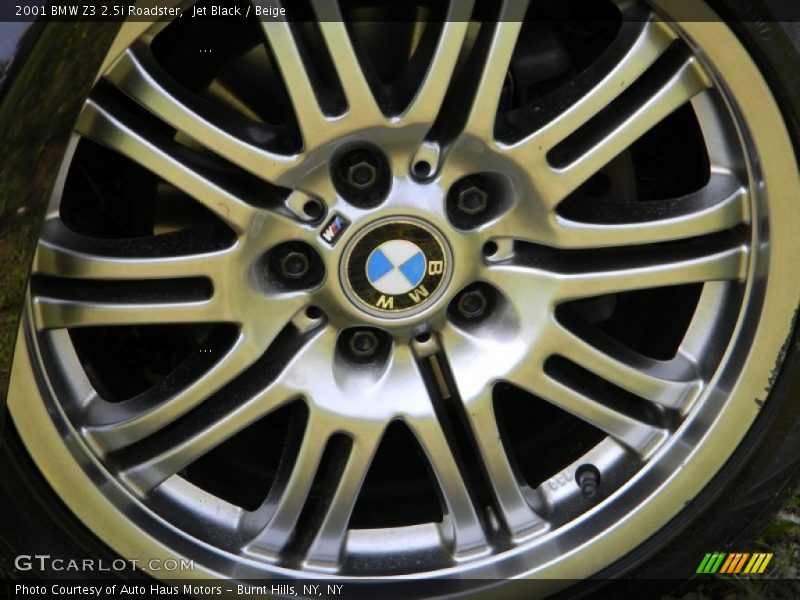 Jet Black / Beige 2001 BMW Z3 2.5i Roadster