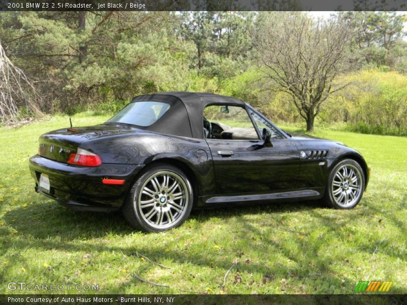 Jet Black / Beige 2001 BMW Z3 2.5i Roadster