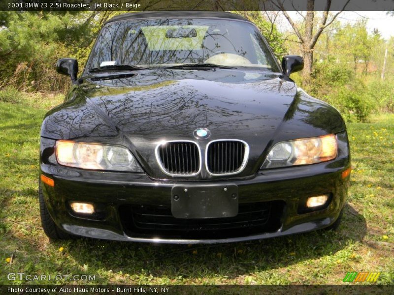 Jet Black / Beige 2001 BMW Z3 2.5i Roadster